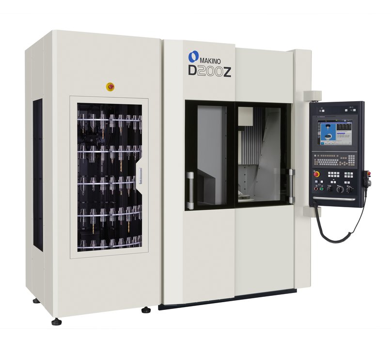 The new Makino D200Z: Superior surface quality and accuracy from an ultra-compact, easily automated 5-axis vertical machining centre